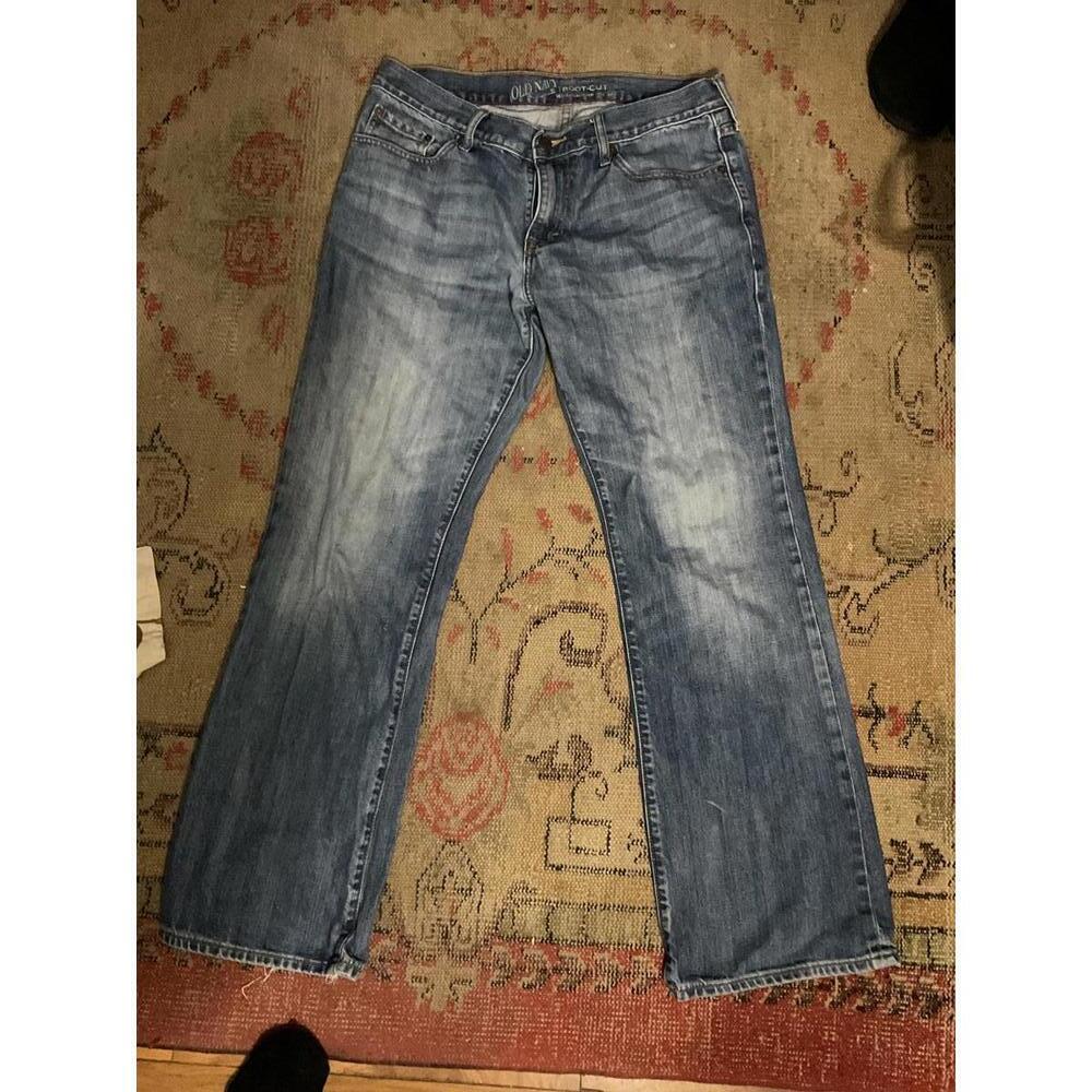 Vintage Old Navy Women's Mid rise Boot-Cut Jeans 34" x 32"